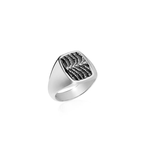 Zebra Signet Ring